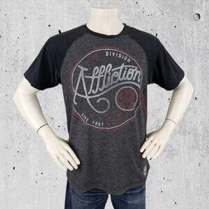 Affliction T Shirt Size Large Tee Graphic Made in the USA
